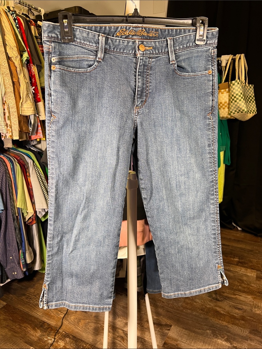 Eddie Bauer Light Blue Cropped Denim Jeans